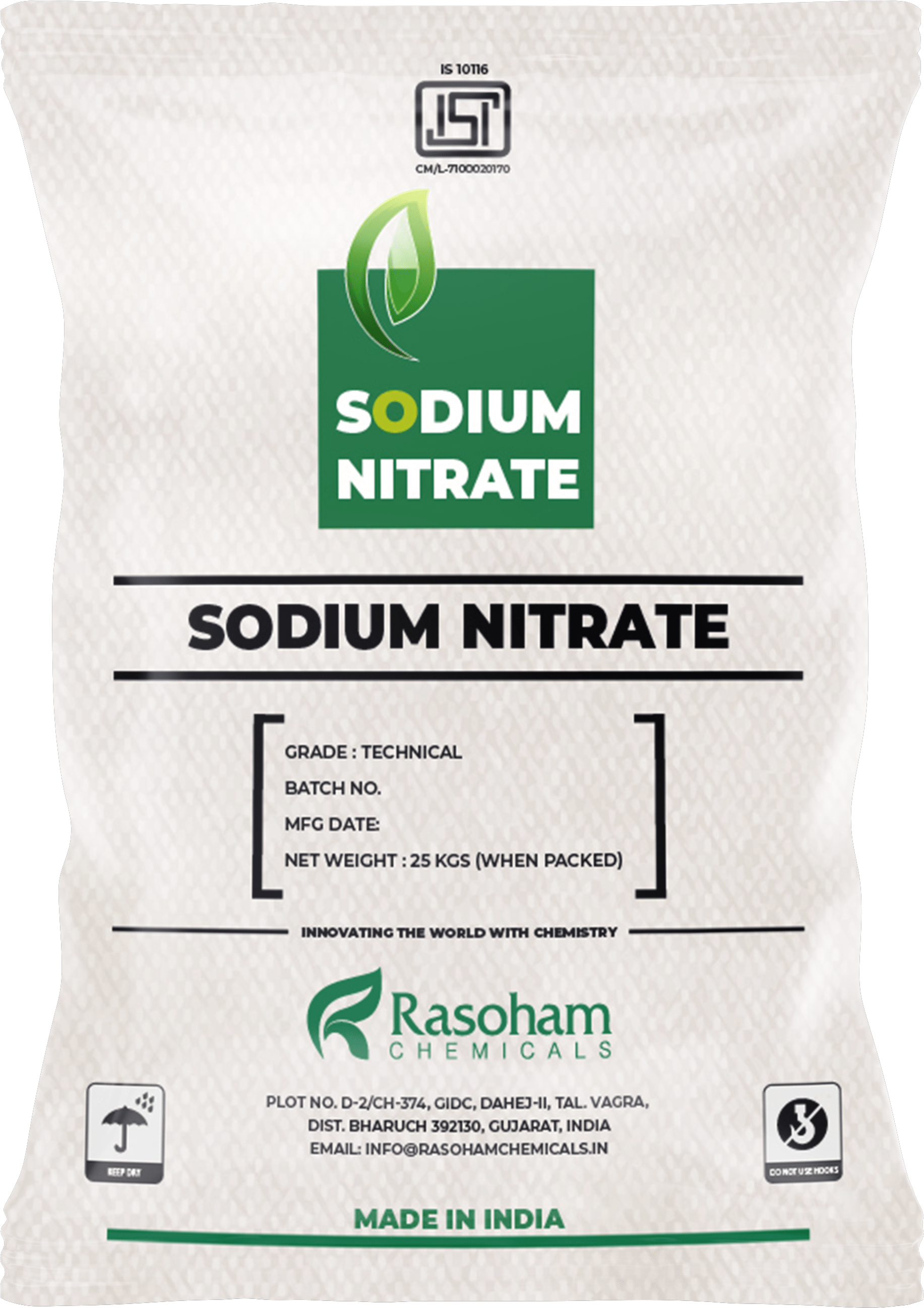 Sodium Nitrate RASOHAM CHEMICALS